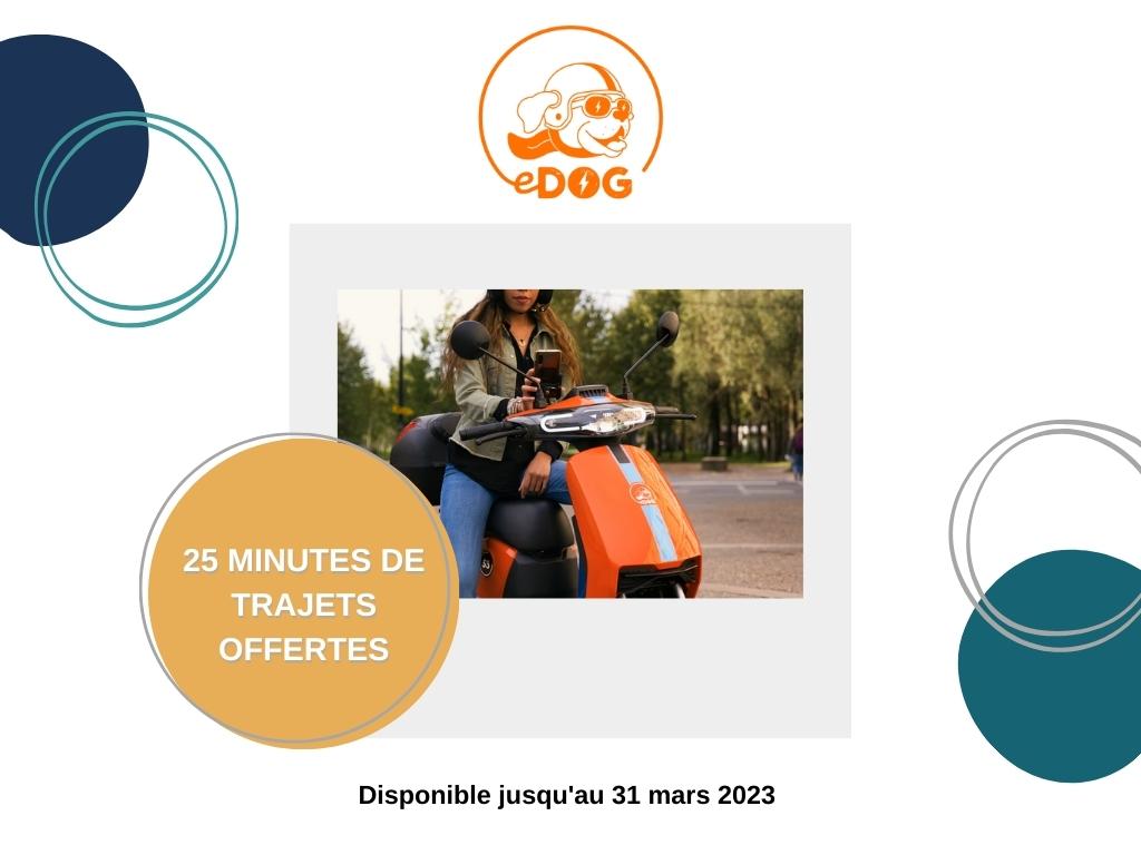 Partenaire eDOG : 25 minutes de trajets offertes 